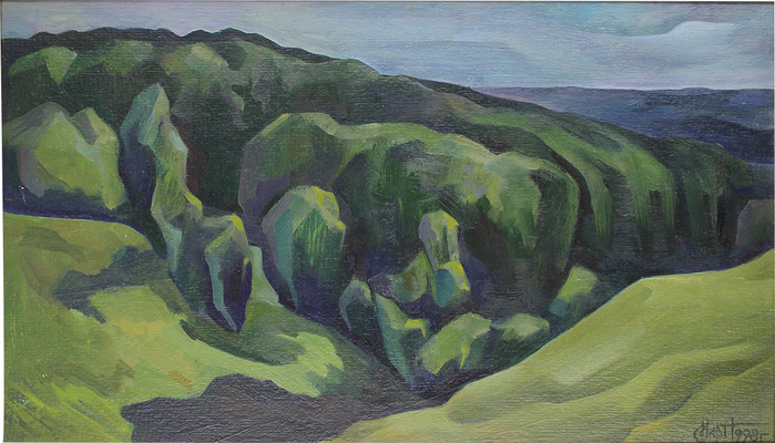 Мартынова Лидия Ивановна. Перед дождем (пленер, г. Кашира) 